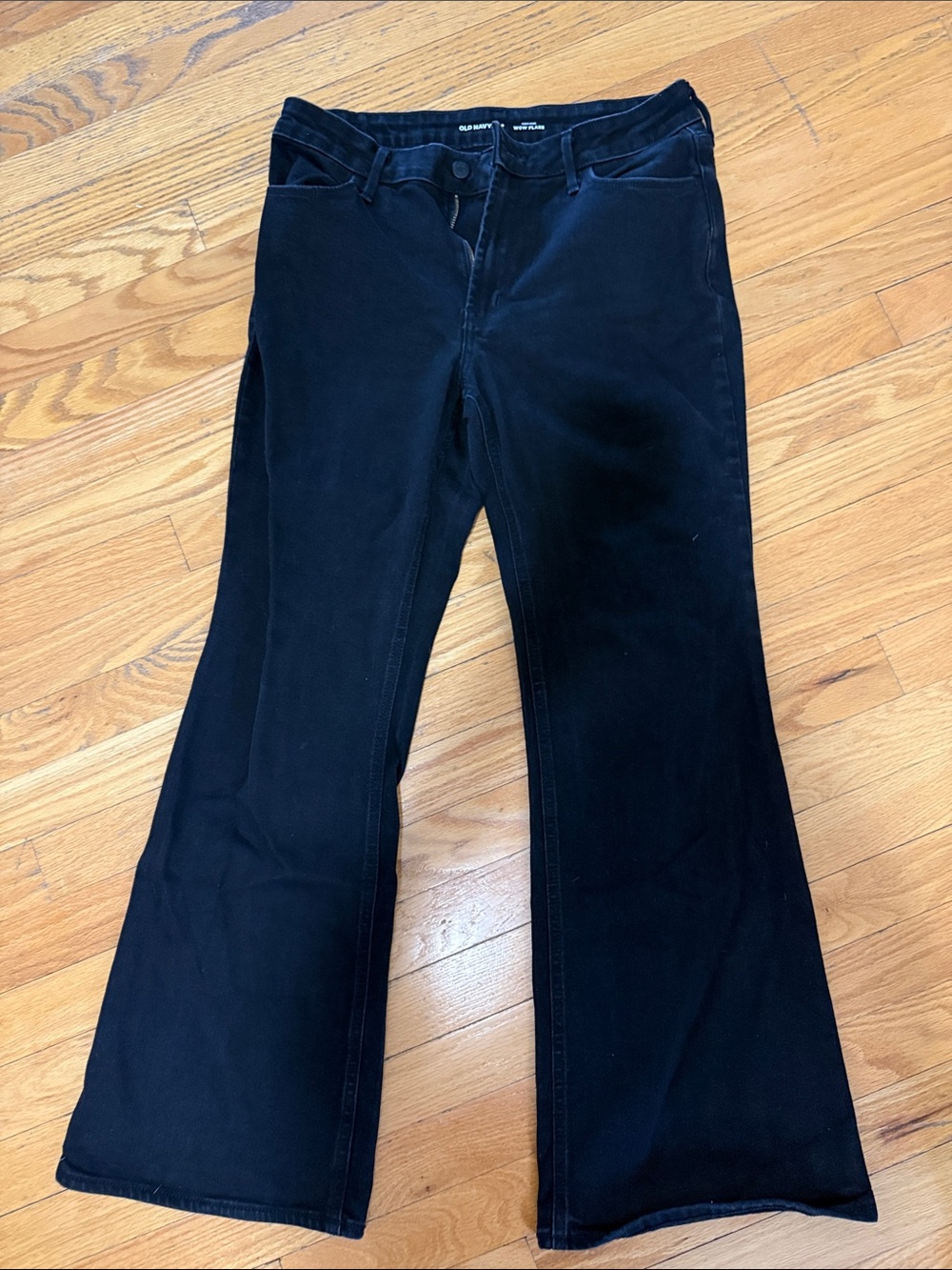 Old Navy Black Flared Jeans